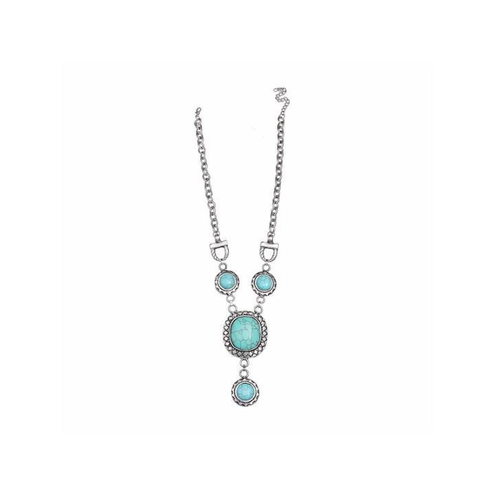 Mixit™ Blue Stone Silver-tone Necklace
