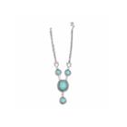 Mixit&trade; Blue Stone Silver-tone Necklace