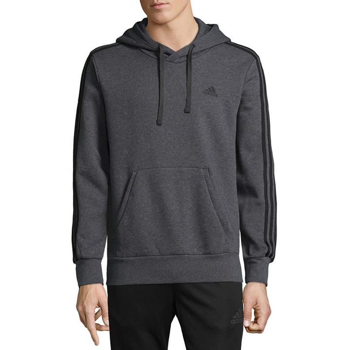 Adidas Ess 3 Stripe Pullover Hoody