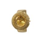 Olivia Pratt Womens Gold Tone Strap Watch-11371gold