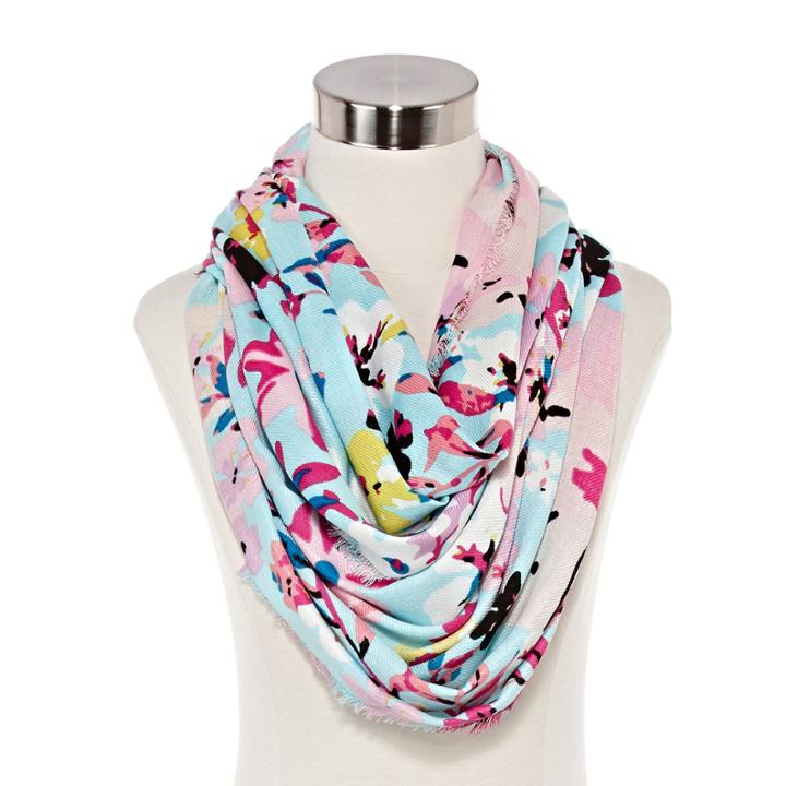 Spectrum Falling Floral Pash Scarf
