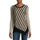 Liz Claiborne Long-sleeve Stripe Sweater