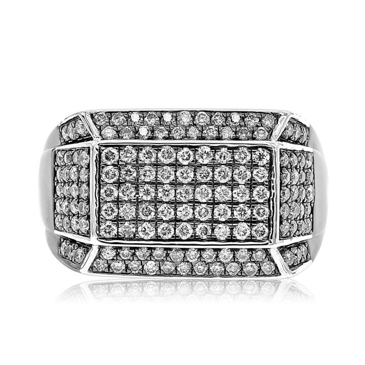 Mens 1 1/2 Ct. T.w. Diamond White