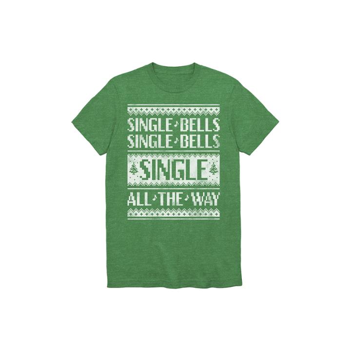 Single Bells Short Sleeve Graphic T-shirt-big And Tall