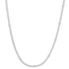 Sterling Silver Solid Snake 20 Inch Chain Necklace