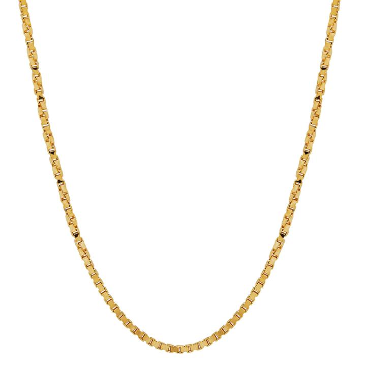 14k Yellow Gold 1.15mm 20 Twisted Box Chain Necklace