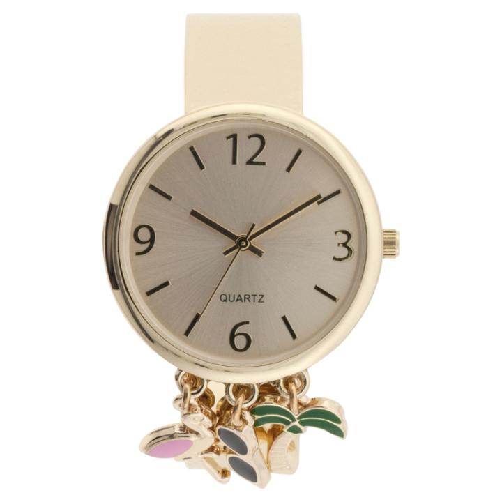 Mixit Womens Gold Tone Bangle Watch-jcp2978gpt
