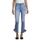 Project Runway Ruffle Hem Skinny Jeans