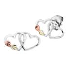 Landstroms Black Hills Gold Sterling Silver Stud Earrings