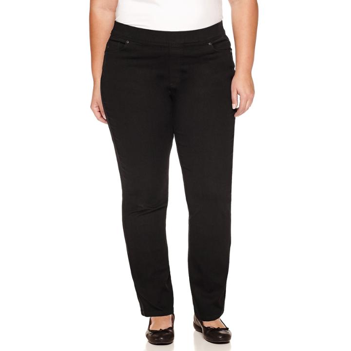 Gloria Vanderbilt Straight Fit Straight Leg Jeans-plus