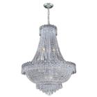 Empire Collection 12 Light Large Round Crystal Chandelier