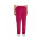 Alfred Dunner Velour Pull-on Pants
