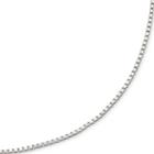 Made In Italy Sterling Silver Solid Box 16 Inch Chain Necklace