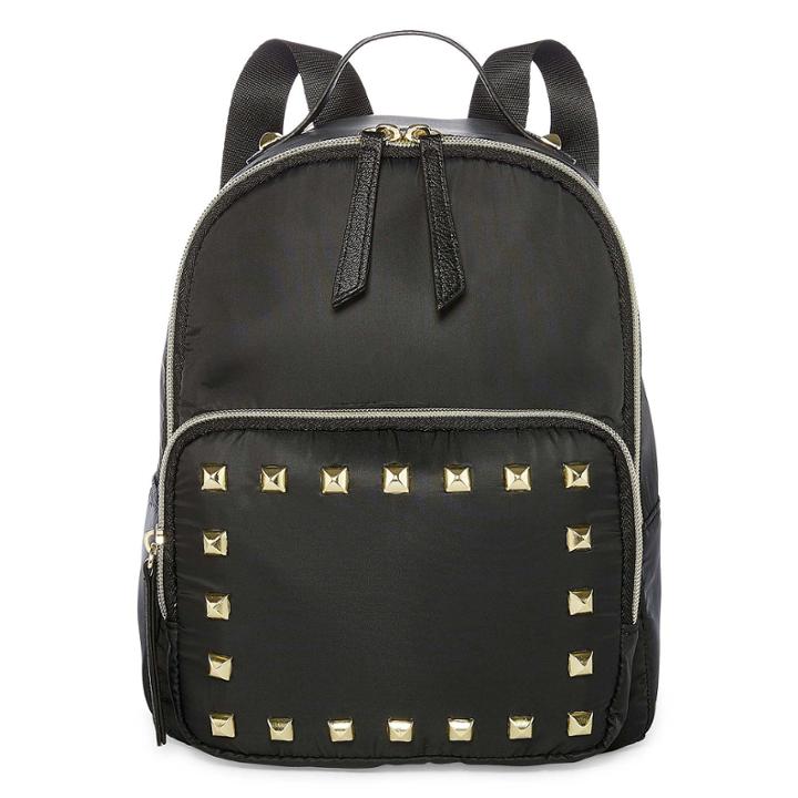 T-shirt & Jeans Tj Nylon Backpack With Studs Polyurethane Coated Backpack