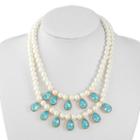 Monet Jewelry Womens Simulated Pearls Strand Necklace