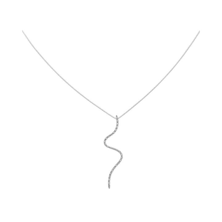 1/7 Ct. T.w. Diamond 14k White Gold Pendant Necklace