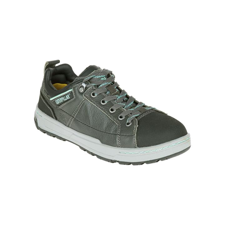 Cat Brode Womens Lace-up Work Shoes - Wide