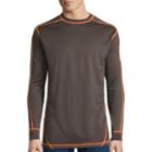 Smith's Workwear Long-sleeve Performance Tee With Contrast Stitching