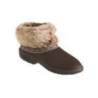 Isotoner Woodlands Amelia Faux-fur Low Boot Slippers