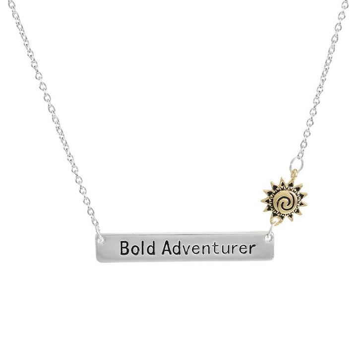 Disney Disney Womens Rectangular Moana Pendant Necklace
