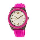 Crayo Unisex Pink Strap Watch-cracr3607