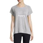 Liz Claiborne Short Sleeve Sweatshirt