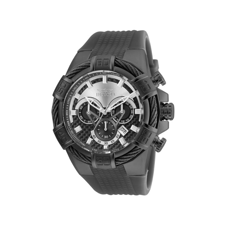 Invicta Bolt Mens Gray Strap Watch-24701