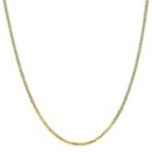 10k Gold Solid Curb Chain Necklace
