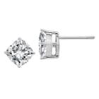 1 7/8 Ct. T.w. Cushion White Moissanite 14k Gold Stud Earrings