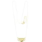 Vieste Rosa Womens Simulated Pearls Round Pendant Necklace