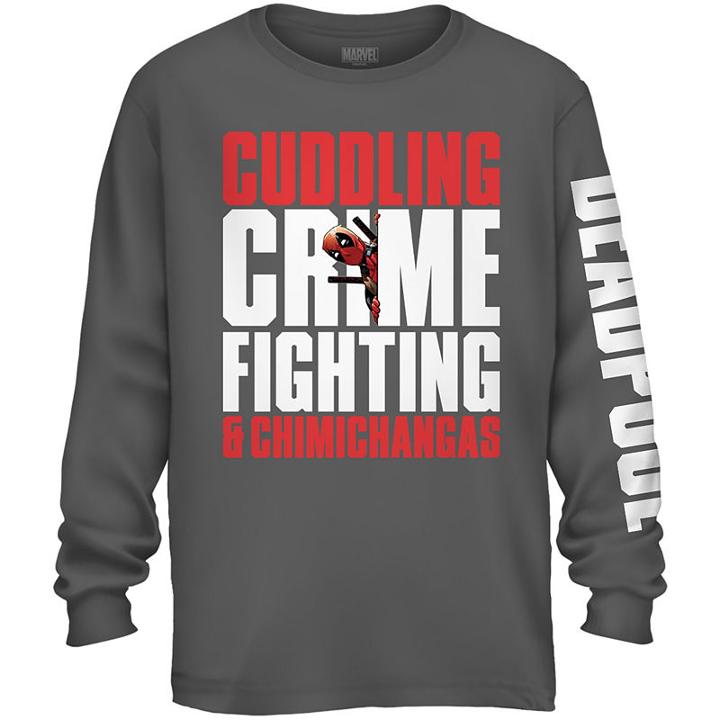 Deadpool Cuddling Graphic Tee
