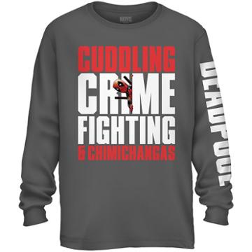 Deadpool Cuddling Graphic Tee