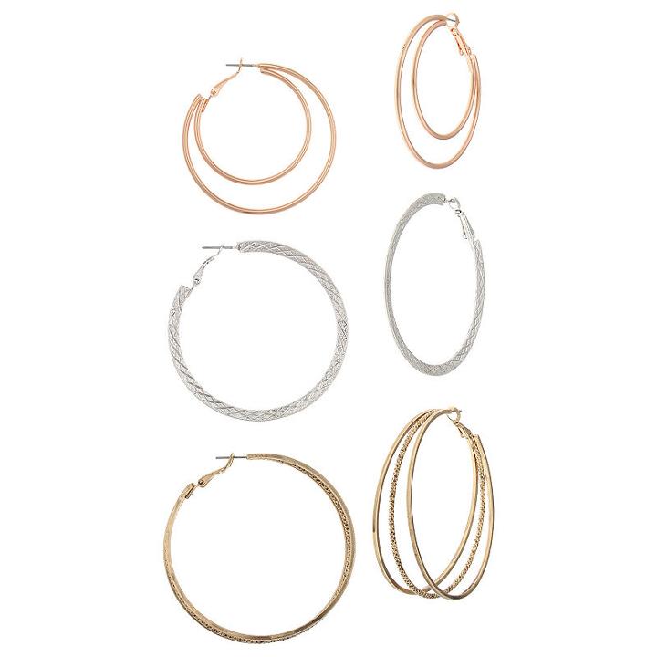 Decree 43.4mm Hoop Earrings
