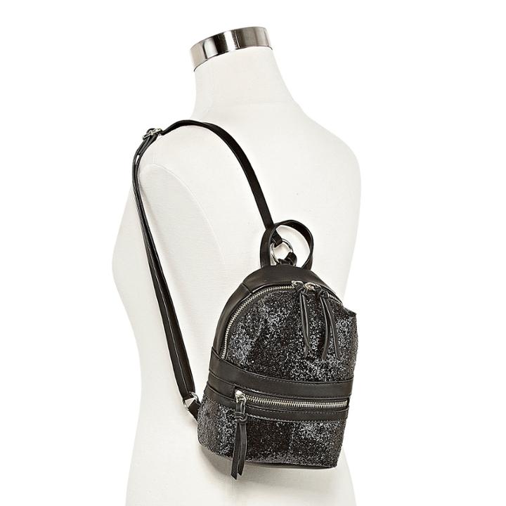 T-shirt & Jeans Glittery Mini Backpack