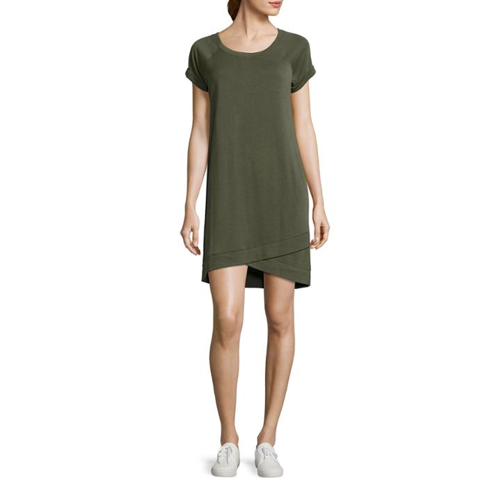Xersion Studio Crossover Sweatshirt Dress