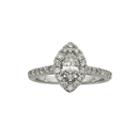 1ct. T.w. Certified Diamond 14k White-gold Engagement Ring