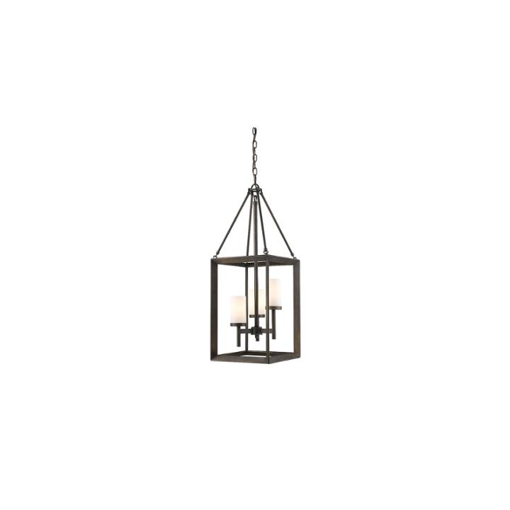 Smyth 3-light Pendant In Gunmetal Bronze