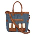 Arizona Double Pocket Denim Tote