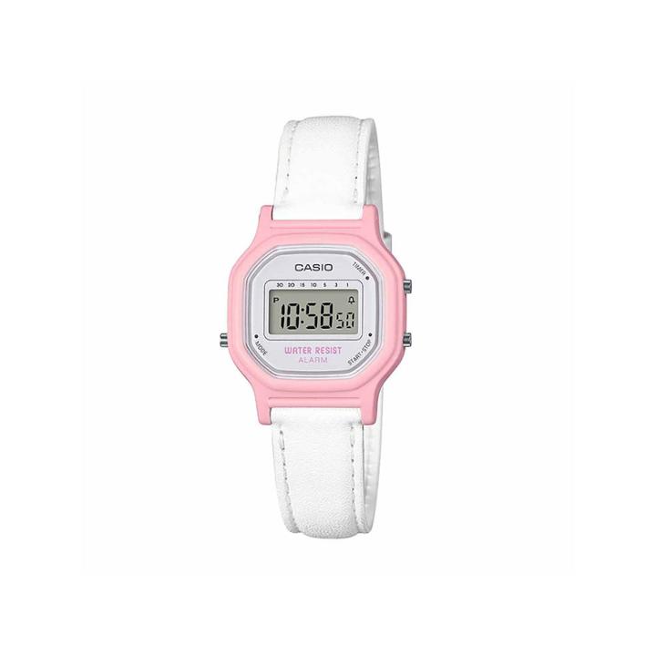 Casio Womens White Strap Watch-la11wl-4a