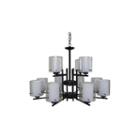 Dominic 12-light Black Chandelier