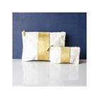 Cathy's Concepts Personalized Gold Faux Leather Clutch Set