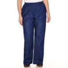 Alfred Dunner Chambray Pull-on Pants - Plus