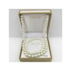 Vieste Rosa Womens 3-pc. White Brass Jewelry Set