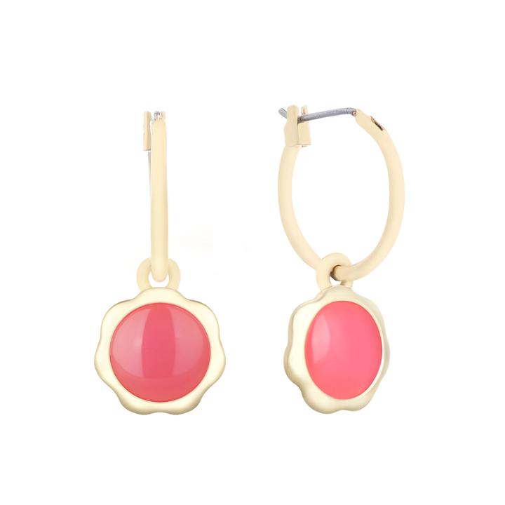 Liz Claiborne Pink Hoop Earrings