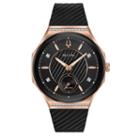 Bulova Womens Black Strap Watch-98r239