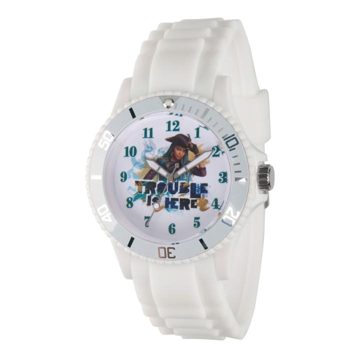 Disney Descendants Womens White Strap Watch-wds000244