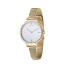 Fjord Mesh Band Womens Gold Tone Expansion Watch-fj-6027-33