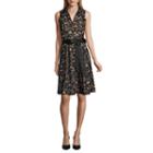 Robbie Bee Sleeveless Shirt Dress-petites