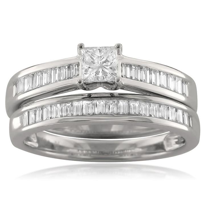 Womens 1 Ct. T.w. Diamond White Bridal Set