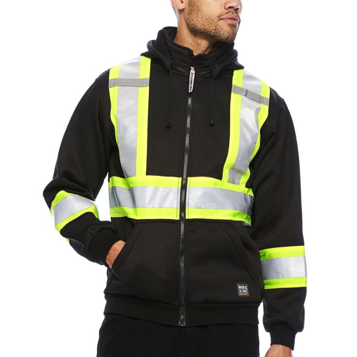 Work King Enhanced Vis Hoodie